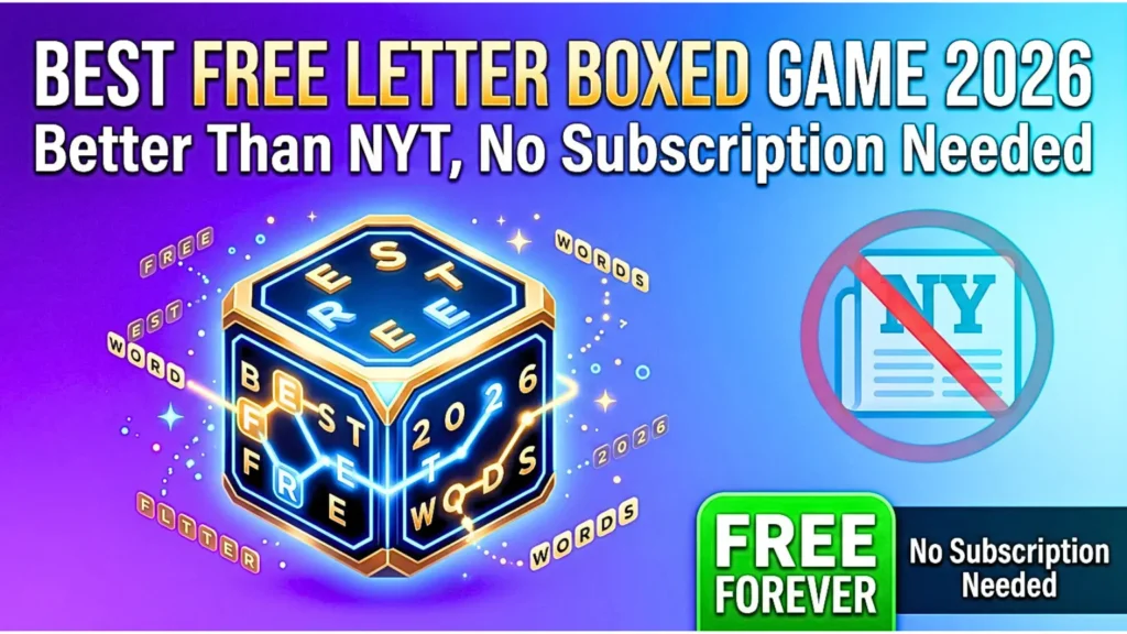Letter Puzzle Hub free letter boxed game board — play daily without NYT subscription