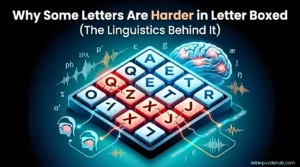 why some letters are harder in Letter Boxed Secondary Keywords: letter boxed difficulty, rare letters word games, letter frequency English